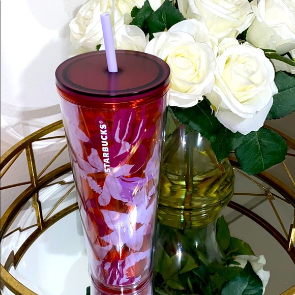 Starbucks Spring 2021 Pink Floral Twist Tumbler 🌸